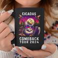 Vintage Cat Selfie With Cicada Comeback Summer Tour 2024 Coffee Mug Unique Gifts