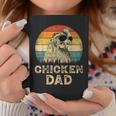 Vintage Chicken Dad Chicken Lovers Daddy Father's Day Coffee Mug Unique Gifts