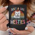 Vintage Just A Girl Who Loves Westies Dog Lovers Women Coffee Mug Unique Gifts