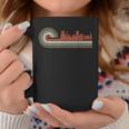 Vintage Leicester Sunset Cityscape Retro Skyline Coffee Mug Unique Gifts