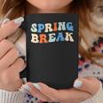 Vintage Spring Break 2024 Cute Spring Vacation Teacher Coffee Mug Unique Gifts