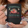 Vintage Strawberry Festival Fruit Lover Mom Girl Cute Women Coffee Mug Unique Gifts