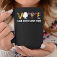 Vote Like Ruth Sent You Uterus Feminist Lgbt Coffee Mug Funny Gifts
