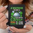 A Waitress Is Like A Four Leaf Clover St Patrick's Day Coffee Mug Unique Gifts