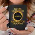 Washington Indiana Total Solar Eclipse 2024 Coffee Mug Funny Gifts