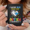 I Wear Blue For My Cousin Autism Awareness Mom Coffee Mug Unique Gifts