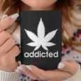 Weed Marijuana Addicted 420 Day Weed Leaf Vintage Retro Coffee Mug Unique Gifts