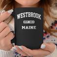 Westbrook Maine Me Vintage State Athletic Style Coffee Mug Unique Gifts