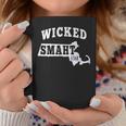 Wicked Smaht Boston Massachusetts Ma Vintage Distressed Coffee Mug Unique Gifts