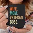 Wife Mom Veteran Boss Veterans Day Military Patriotic Coffee Mug Unique Gifts