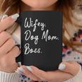 Wifey Dog Mom Boss Wife Womens Coffee Mug Unique Gifts