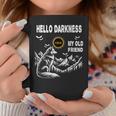 Wolf Hello Darkness My Old Friend Solar Eclipse April 8 2024 Coffee Mug Personalized Gifts