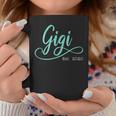 Women's Gigi Est Established 2020 Grandmother Coffee Mug Unique Gifts
