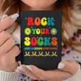 World Down Syndrome Awareness Day Rock Your Socks Groovy Coffee Mug Funny Gifts