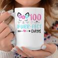 100 Purrfect Days Cute Cat Student School Coffee Mug Unique Gifts