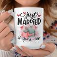 50Th Wedding Anniversary Just Married 50 Years Ago Couple Coffee Mug Funny Gifts