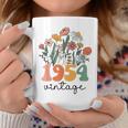 69 Years Old Vintage 1954 69Th Birthday Wildflower Coffee Mug Funny Gifts