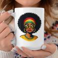 Africa Woman Headscarf Nubian Melanin Popping Black History Coffee Mug Personalized Gifts