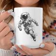 Astronauta Gráfico Espacio Motivo Astronauta Taza de café Regalos divertidos