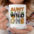 Aunt Of The Birthday Wild One Safari Boy Family Matching Coffee Mug Unique Gifts