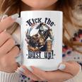 Barrel Racing Cowgirl Kick The Dust Up Rodeo Barrel Racer Coffee Mug Unique Gifts