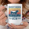 Best Cow Mom Vintage Cattle Shorthorn Coffee Mug Unique Gifts