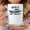 Built-Not-Bought Mechanical Muscle Cars Vintage Graphic Mens Coffee Mug Unique Gifts