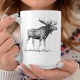 Bull Moose Cool Moose Drawing Moose Sketch Coffee Mug Unique Gifts