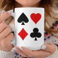 Cartes À Jouer Symboles Diamants Pique Clubs Coeurs Couleurs Tasse Cadeaux drôles