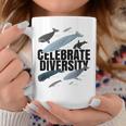 Celebrar La Diversidad Tipos De Regalos De Ballenas Para Los Amantes De Las Ballenas Taza de café Regalos divertidos