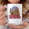 Chill The Fourth Out 4Th Of July Sloth Coffee Mug Unique Gifts