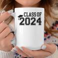Class Of 2024 High School Senior Graduation Cap Varsity Coffee Mug Unique Gifts