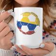 Colombia Soccer Ball Flag Jersey Colombian Football Coffee Mug Unique Gifts