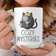 Cozy Mysteries Cute Cat Cozy Murder Mystery Cat Detective Coffee Mug Unique Gifts