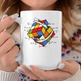 Cubo Rubik Cube Magic Cubo Retro Rubiintage Nerd Taza de café Regalos divertidos