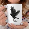 Cuervo Pájaro Cuervo Tatuaje Taza de café Regalos divertidos