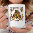 Cute Entomology Cicada Fest 2024 Broods Xix & Xiii Lover Gif Coffee Mug Unique Gifts