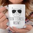 Don't Stress Meowt Cat Meow Boss Pet Men Women Present Coffee Mug Unique Gifts