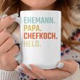 Ehemann Papa Chefkoch Held Geschenk Zumatertag Tassen Lustige Geschenke