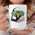 Face Eagles School Mascot Sports Team Football Coffee Mug Unique Gifts