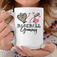 Family Baseball Grammy Heart Baseball Grandma Coffee Mug Unique Gifts