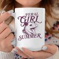Feral Girl Summer Opossum Vintage Coffee Mug Unique Gifts