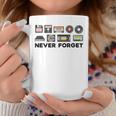 Never Forget Old Vintage Technology Coffee Mug Unique Gifts