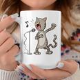 Cat Singing Karaoke Coffee Mug Unique Gifts