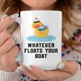 Cruise Ship Humour Whatever Floats Your Boat Cruising Coffee Mug Personalized Gifts