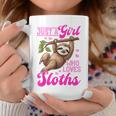 Lazy Sloth Just A Girl Who Loves Sloths Coffee Mug Funny Gifts