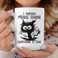 I Survived Middle School Grad 2024 Coffee Mug Unique Gifts