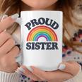 Gbtq Proud Sister Gay Pride Lgbt Ally Family Rainbow Flag Coffee Mug Unique Gifts