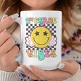 Girls 1St Grade Vibes Smile Face Back To School First Grade Coffee Mug Unique Gifts