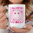 Groovy Valentines Day For Girl Valentine Vibes Coffee Mug Funny Gifts
